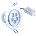 LED Down Lamp 5W 450-500Lm Warm White(100-240V,Silver)